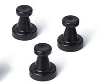 Reenberg's magnet-knage i sort - s�t med 3 stk.